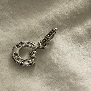 *authentic* pandora jewelry good luck horseshoe dangle charm